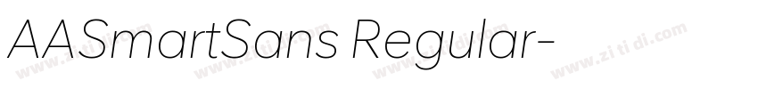 AASmartSans Regular字体转换